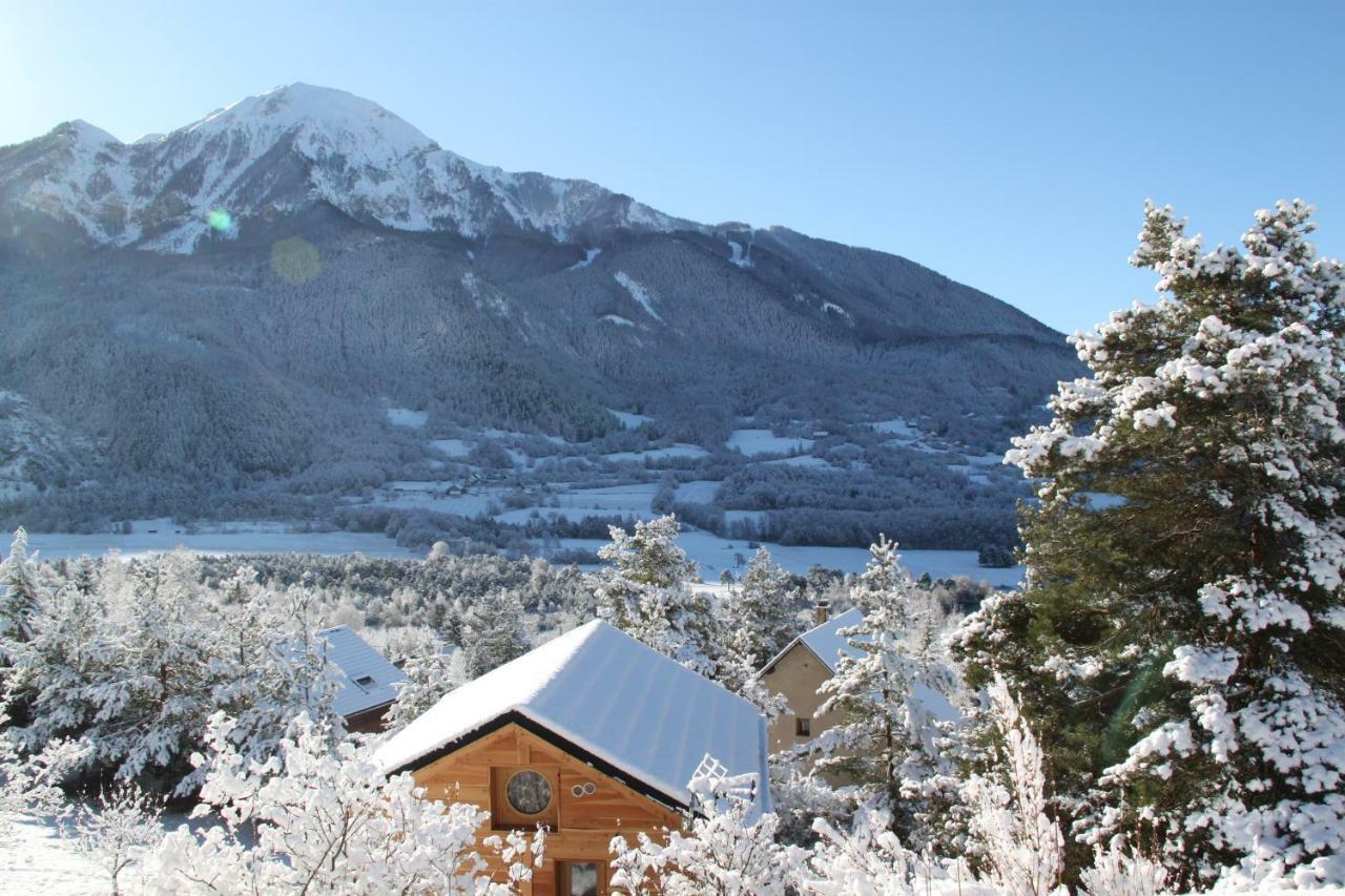 Clos Shambhala-Chalet D'Hotes Saint-Jean-Saint-Nicolas Buitenkant foto