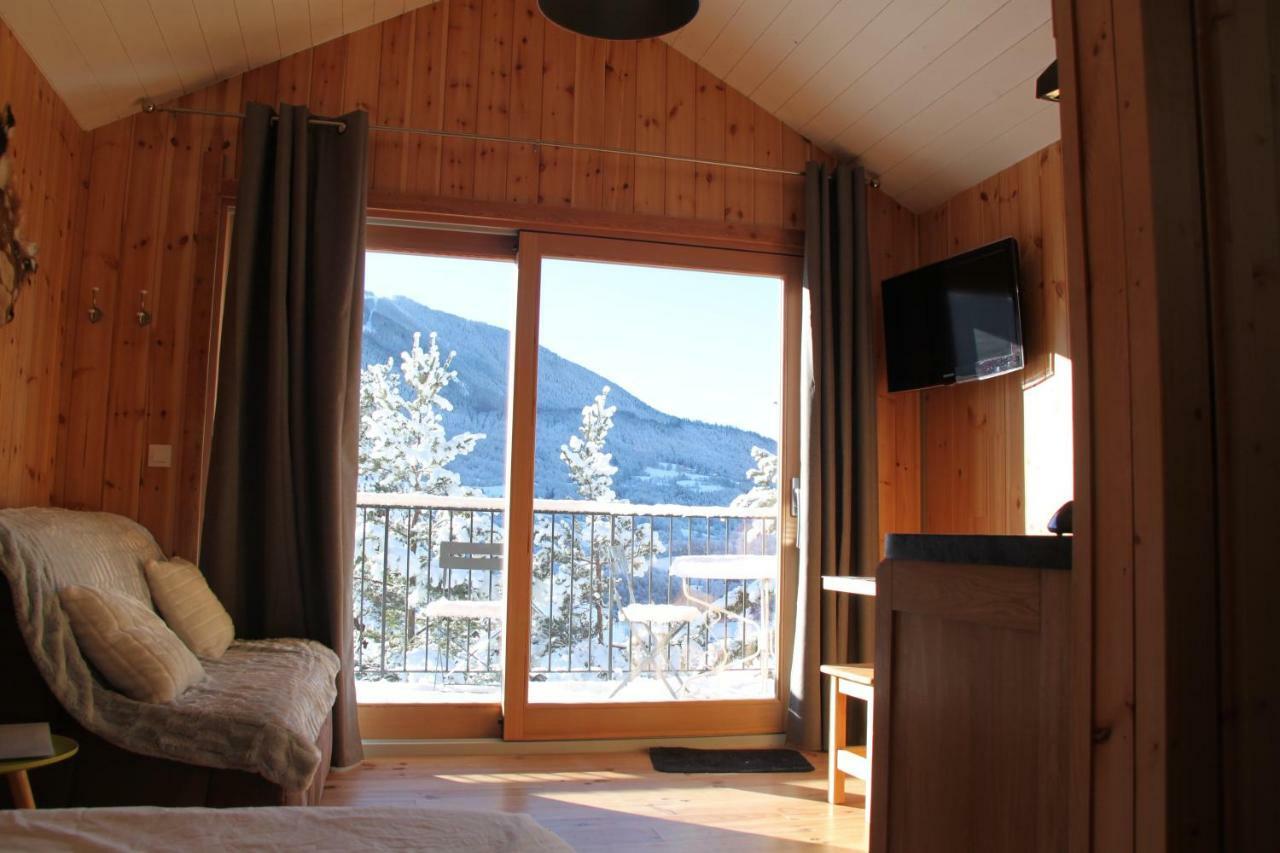 Clos Shambhala-Chalet D'Hotes Saint-Jean-Saint-Nicolas Buitenkant foto