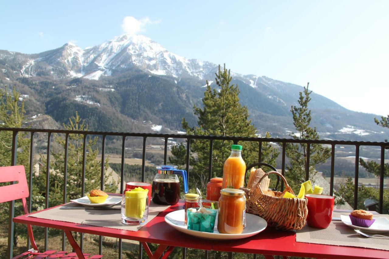 Clos Shambhala-Chalet D'Hotes Saint-Jean-Saint-Nicolas Buitenkant foto