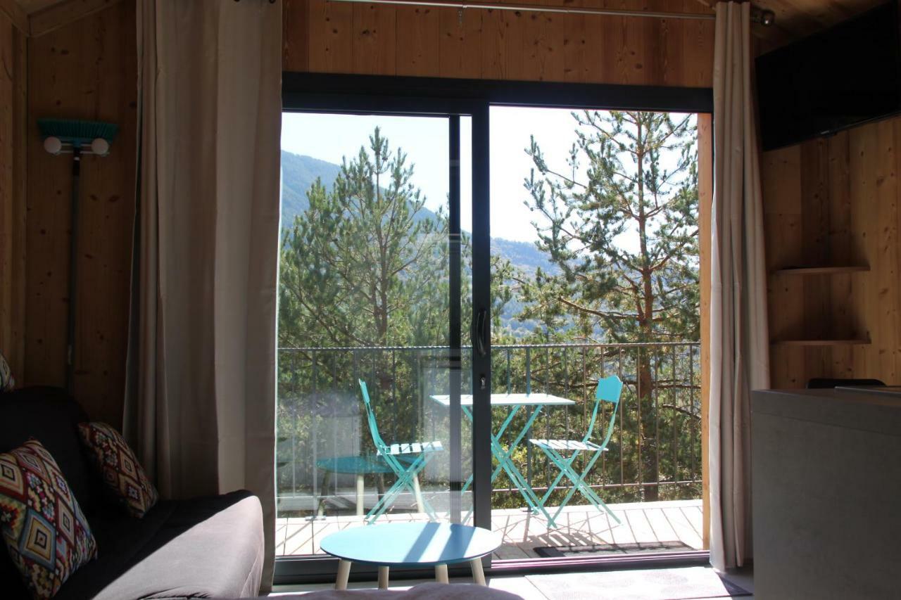 Clos Shambhala-Chalet D'Hotes Saint-Jean-Saint-Nicolas Buitenkant foto