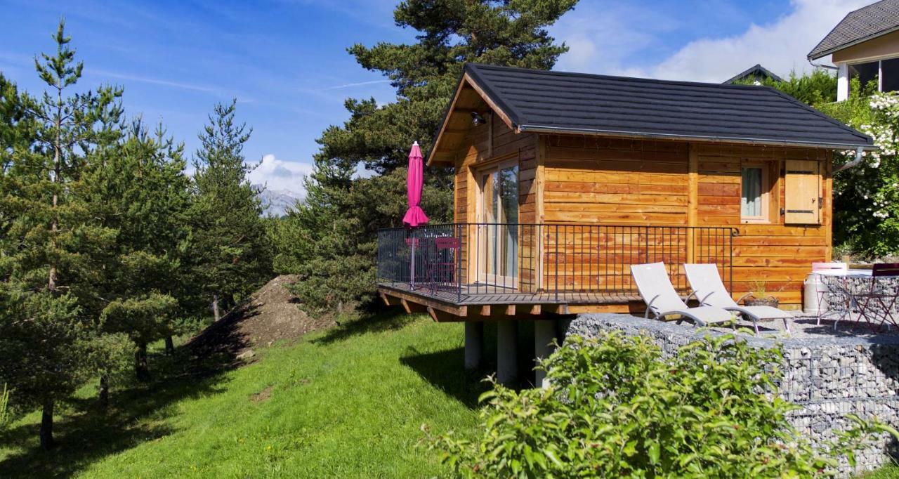 Clos Shambhala-Chalet D'Hotes Saint-Jean-Saint-Nicolas Buitenkant foto