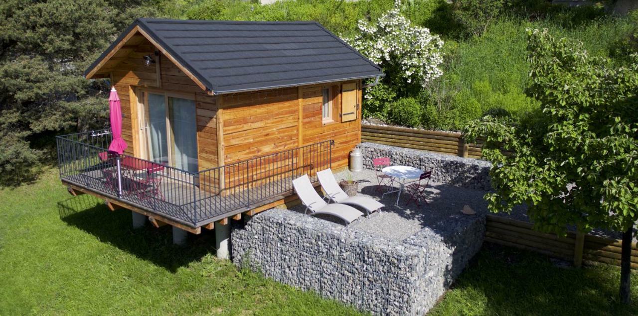 Clos Shambhala-Chalet D'Hotes Saint-Jean-Saint-Nicolas Buitenkant foto